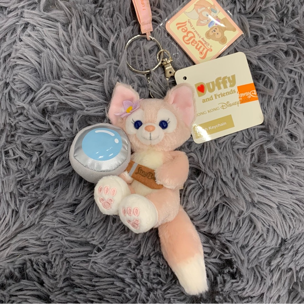 BNWT Disneyland Hong Kong Duffy and Friends Linabell Plush Keychain 2025 Summer